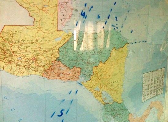 Reunión entre jefes de Navales de Honduras, El Salvador y Nicaragua