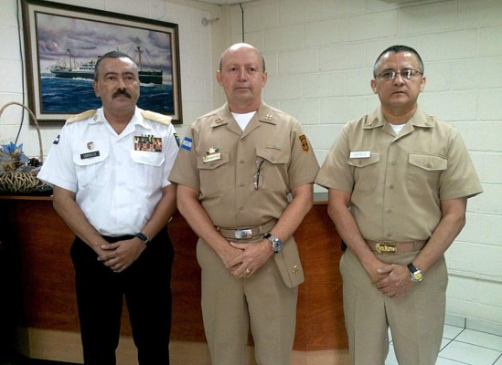 Reunión entre jefes de Navales de Honduras, El Salvador y Nicaragua