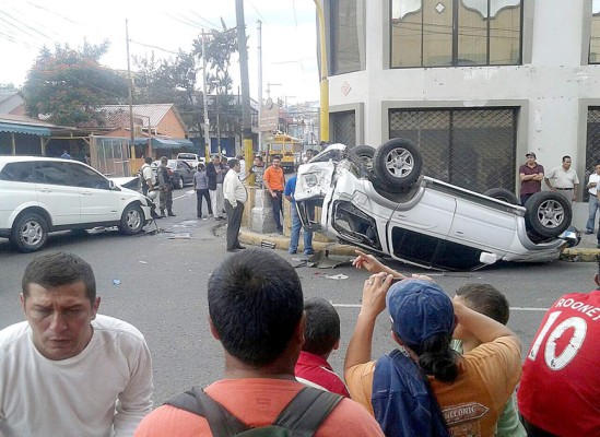 Honduras: Un herido deja accidente en Comayagüela