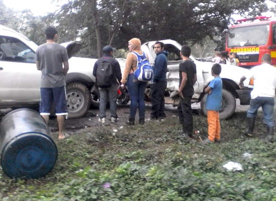 Un herido en accidente vial en Quimistán