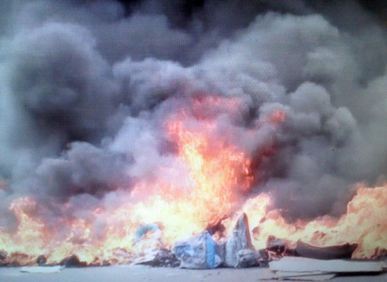 Empleados del Sanaa vuelven a las calles de la capital hondureña