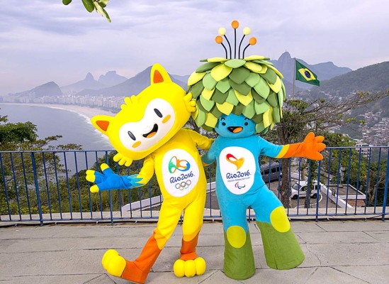 Un felino amarillo, mascota de Río 2016