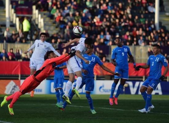 La Sub 20 de Honduras logró su primer triunfo ante Uzbekistán