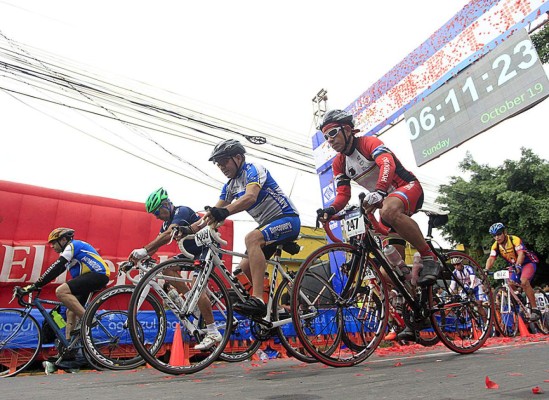 Un éxito convocatoria al máximo evento del ciclismo hondureño