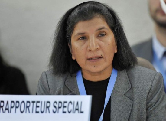 Relatora de la ONU llegará a Honduras