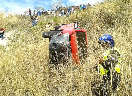 Aparatoso accidente en la capital de Honduras