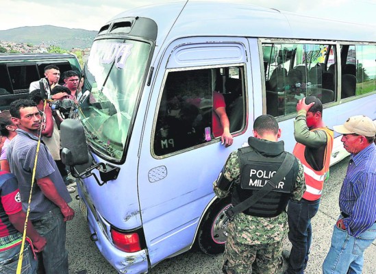 Honduras: Acribillan a tres conductores de buses