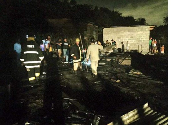 Incendios en tres viviendas en norte y sur de Honduras