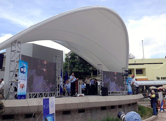 Internet gratuito para visitantes en el centro de la capital de Honduras