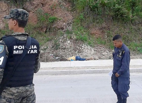 Encuentran cadáver en anillo periférico de la capital de Honduras
