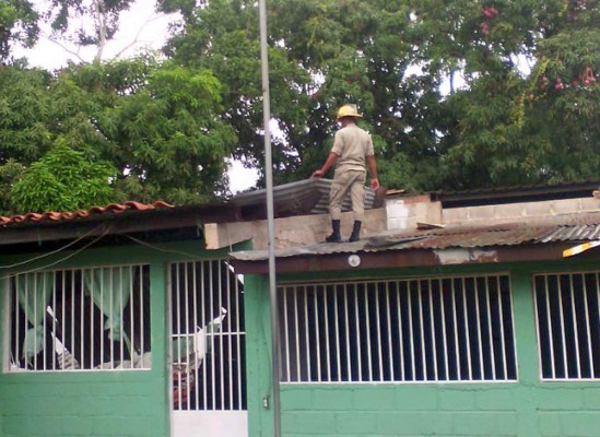 Daños por lluvias en oriente de Honduras