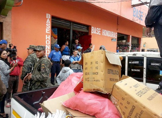 Decomisan pólvora en la capital de Honduras