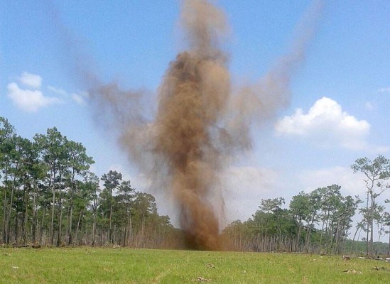 Destruyen narcopista en el noreste de Honduras