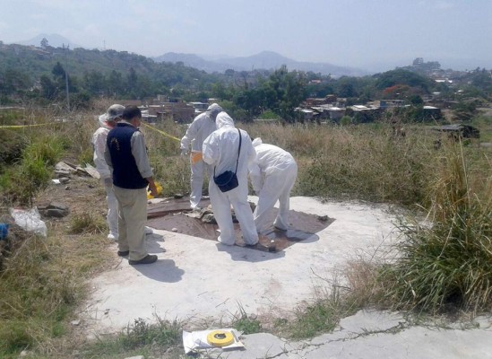 Exhuman cadáver en la colonia Nora de Melgar