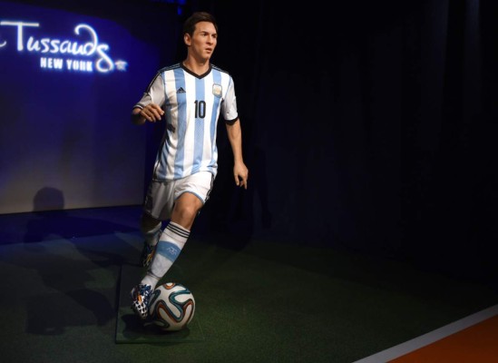Leo Messi de cera, la gran atracción en Nueva York