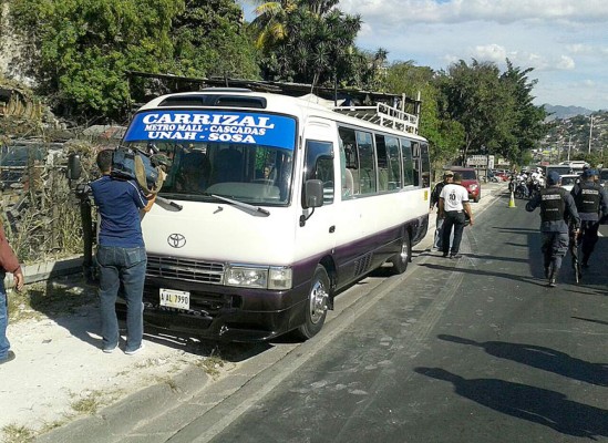 Acribillan a pasajero dentro de 'rapidito' en la capital de Honduras
