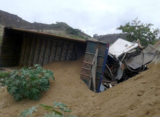 Accidente en la cuesta de El Chile
