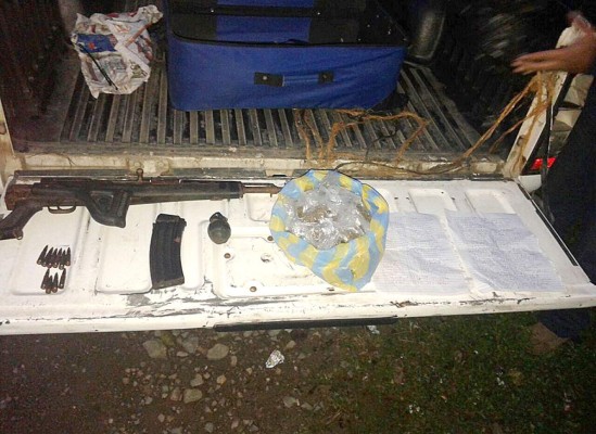 Honduras: En allanamiento capturan a mareros y les decomisan armas