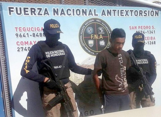 Honduras: Pandillero cae por extorsión