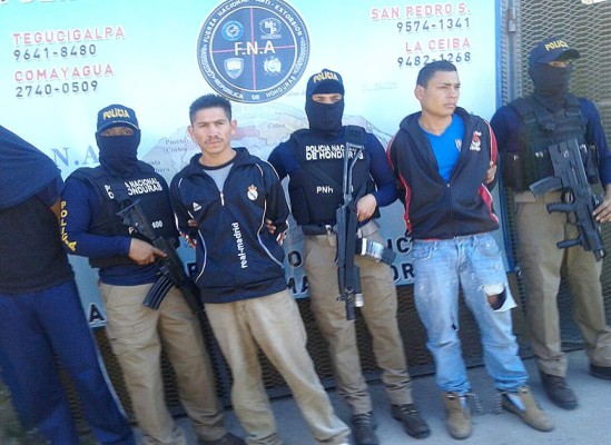 Capturan a tres extorsionadores en la capital de Honduras