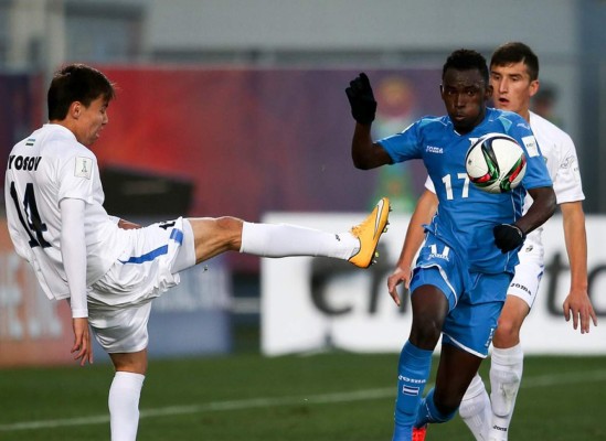 La Sub 20 de Honduras logró su primer triunfo ante Uzbekistán