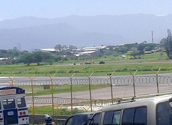 Accidente de una avioneta en Toncontín