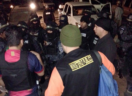 Caen supuestos integrantes de banda criminal en Siguatepeque