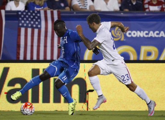 Honduras pierde ante Estados Unidos en su debut de la Copa Oro