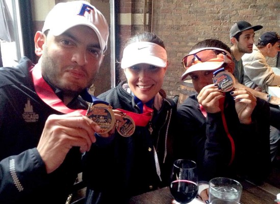 Hondureños presentes en la maratón de Chicago