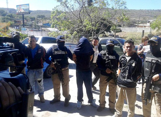 Capturan a tres extorsionadores en la capital de Honduras