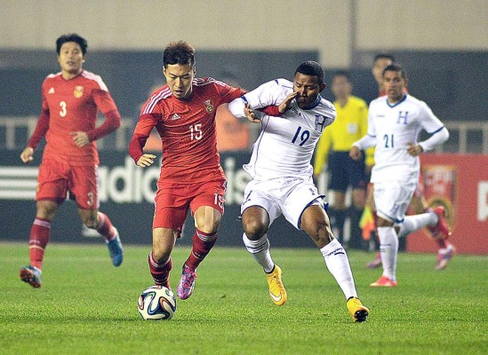 Hondura y China empatan 0-0 en duelo amistoso