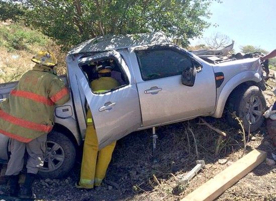 Un herido en accidente vial en Comayagua