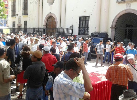 Protesta en Congreso Nacional de Honduras