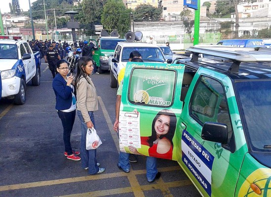 Salen caravanas de amor de Teletón 2014 en la capital de Honduras