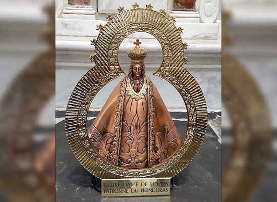 Virgen de Suyapa descansa en capilla de Mónaco