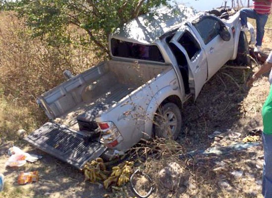Un herido en accidente vial en Comayagua