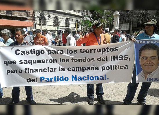 Protesta en Congreso Nacional de Honduras