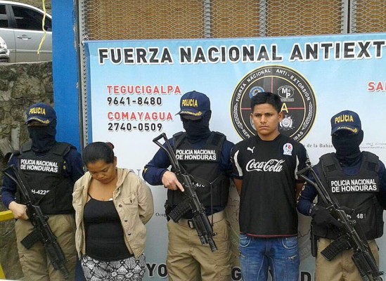 Capturan a presuntos extorsionadores en Comayagüela