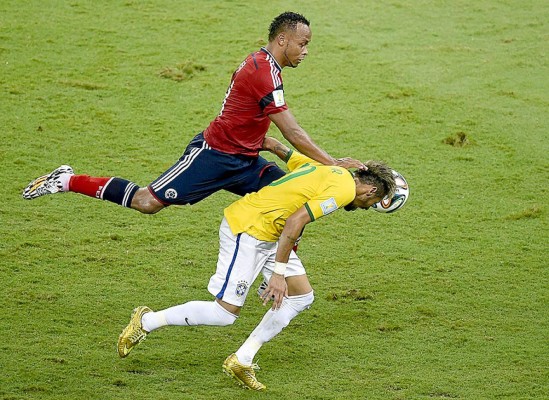 Amenazas a muerte contra colombiano por lesión de Neymar