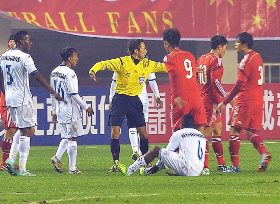 Hondura y China empatan 0-0 en duelo amistoso