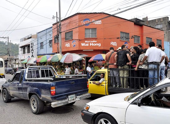 Honduras: Ante paro, capitalinos buscan transporte alternativo