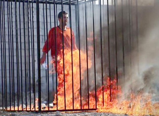 Estado Islámico quemó vivo a un piloto jordano