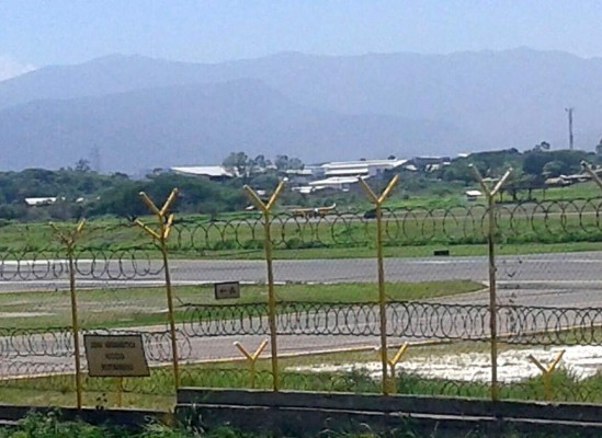 Accidente de una avioneta en Toncontín