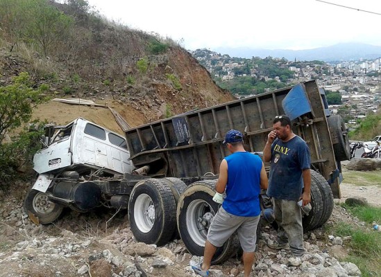Accidente en la cuesta de El Chile