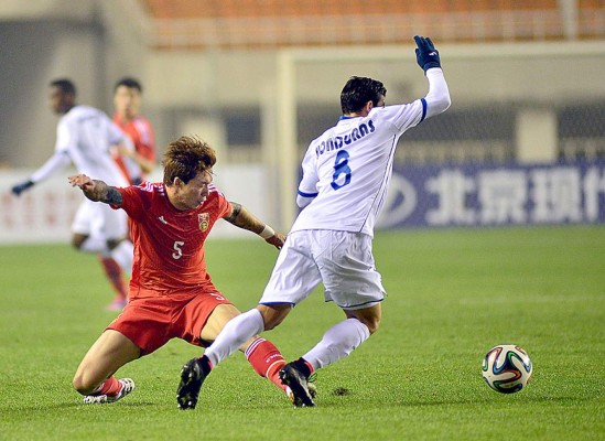 Hondura y China empatan 0-0 en duelo amistoso