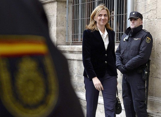 Juez rechaza apelación de infanta Cristina contra imputación