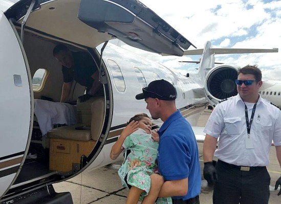 Niños hondureños son trasladados a EEUU con quemaduras de gravedad