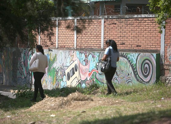 Hondureños a favor y en contra de grafitis