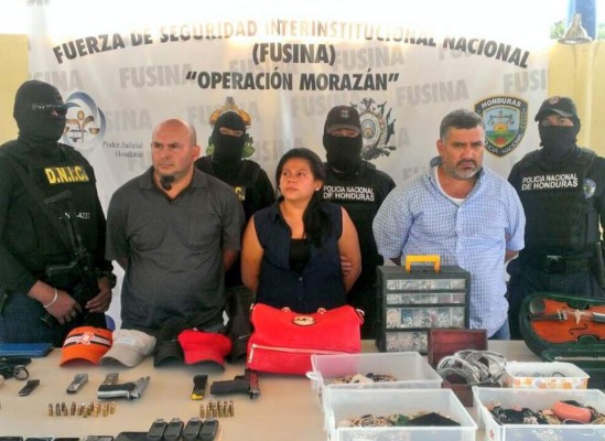 DNIC captura a tres supuestos asaltantes en la capital de Honduras