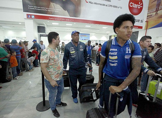 La Selección Nacional llegó a Honduras